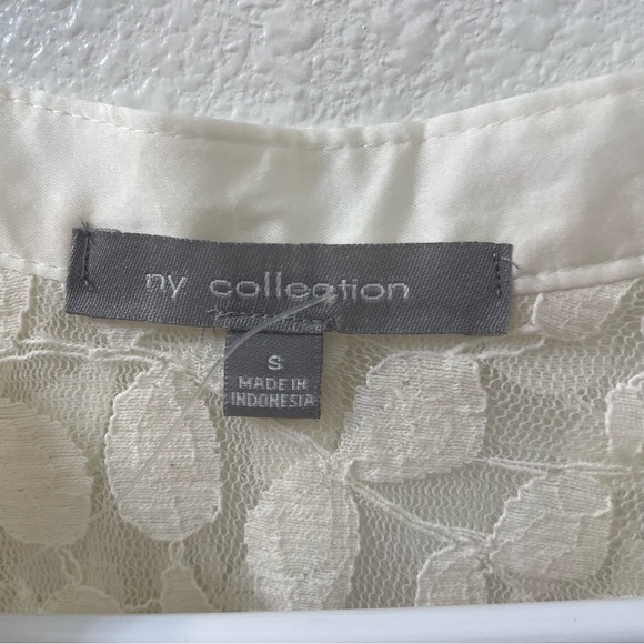 Ny collection floral blouse white small - Picture 2 of 3